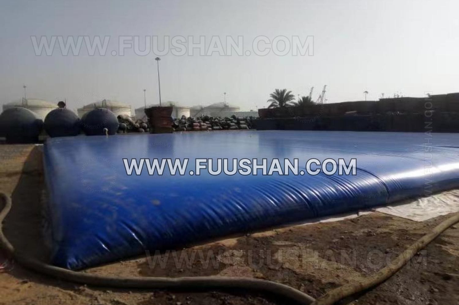 large capacity 500m3 flexi tank for oily water (2)