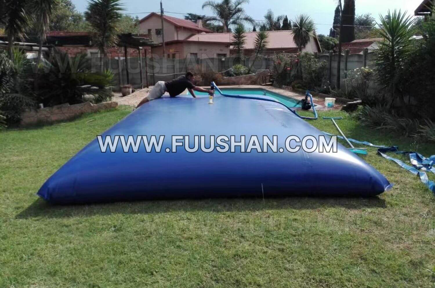 15000l temporary swimming pool water storage tanks in france 4