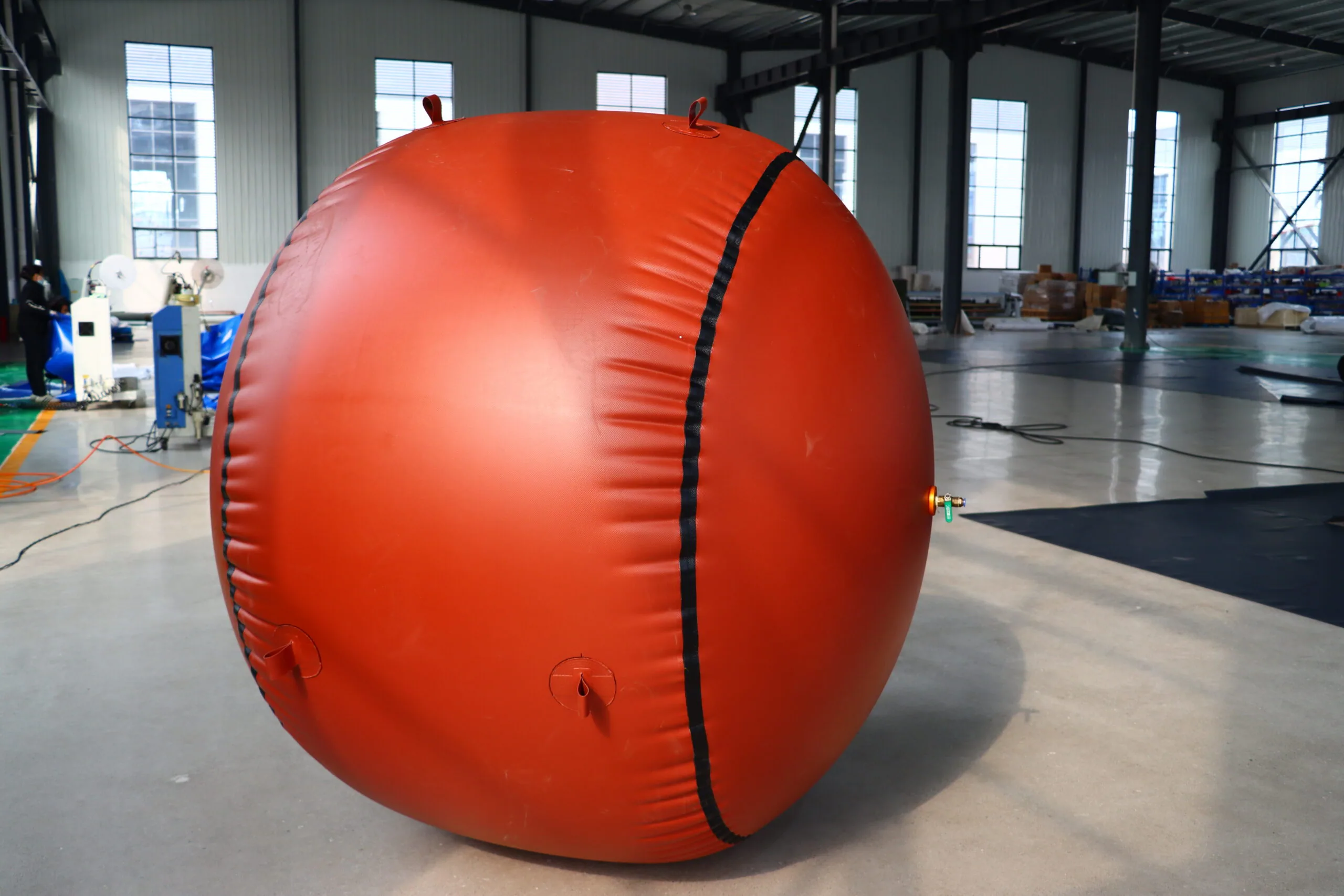 Biogas digester bag, 1 m diameter and 1.8 m long
