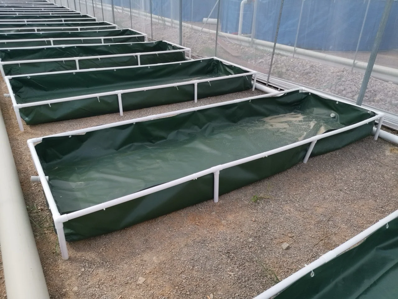 Galvanized Sheet Fish Farming Tanks